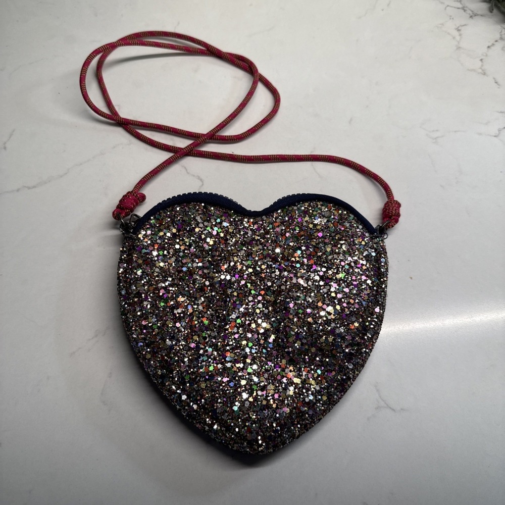 Crewcuts Purse Heart Glitter Multicolor